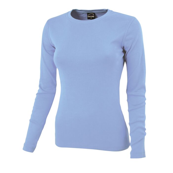 ARTIME Langarm Rundhals-Shirt