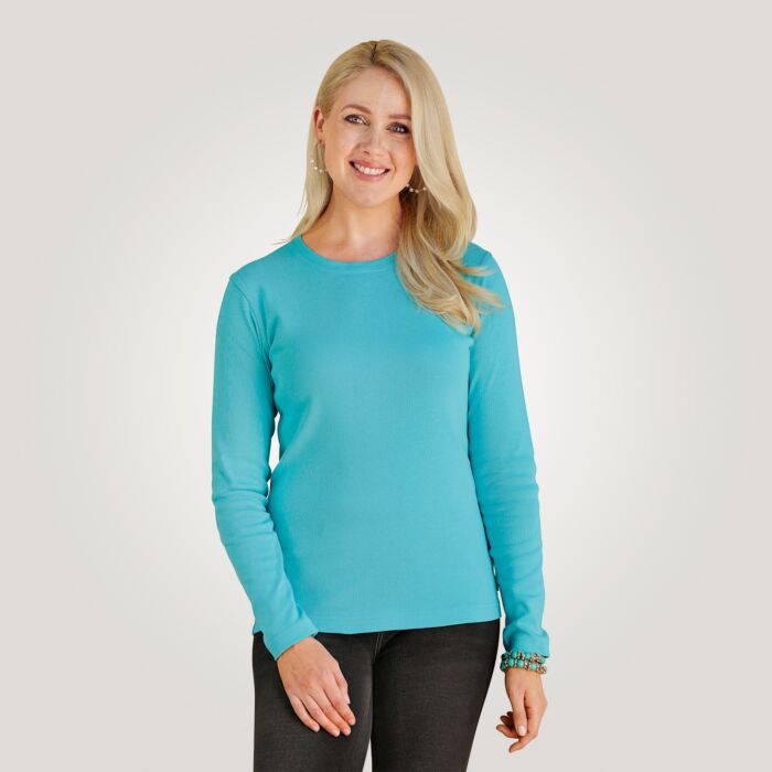 ARTIME Langarm Rundhals-Shirt