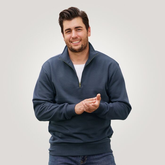 Sweater mit Reissverschluss, unisex