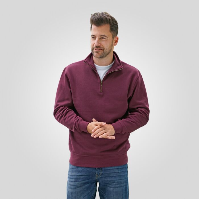Sweater mit Reissverschluss, unisex