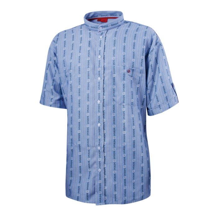 Chemise à manches courtes avec motif edelweiss