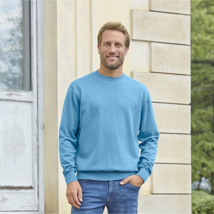 ARTIME Rundhals-Pullover, ca. 71 cm Rückenlänge