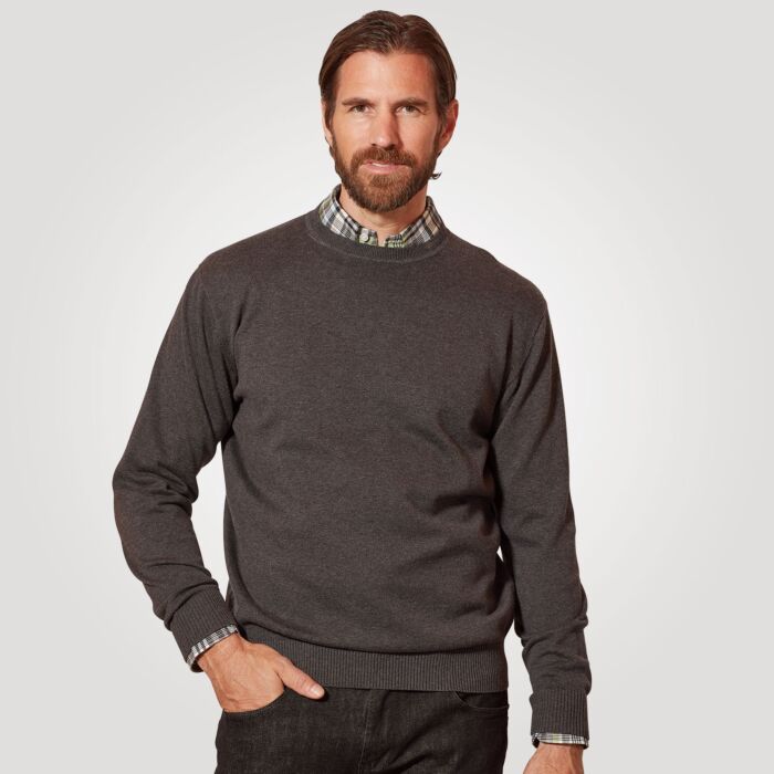 ARTIME Rundhals-Pullover, ca. 71 cm Rückenlänge