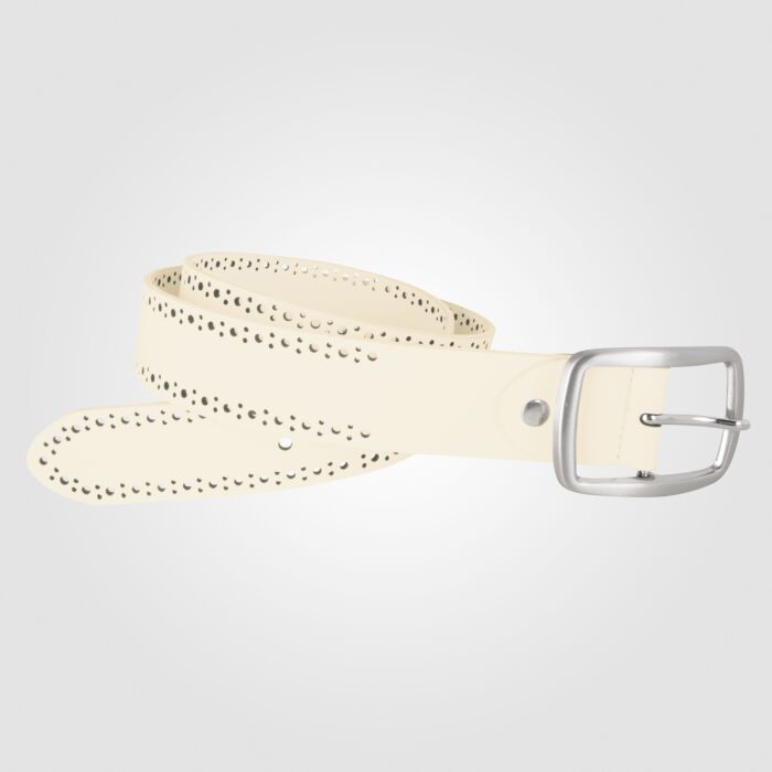 Damengürtel mit Stanzmuster, 3.8 cm breit