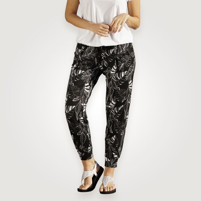 Damen Jerseyhose mit Bindekordel