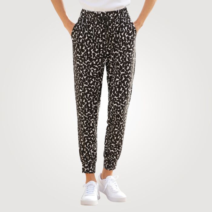 Damen Jerseyhose mit Bindekordel