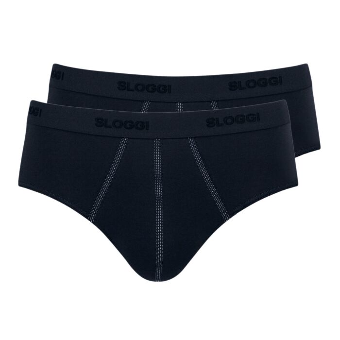 Sloggi Slip homme Basic Midi, lot de 2