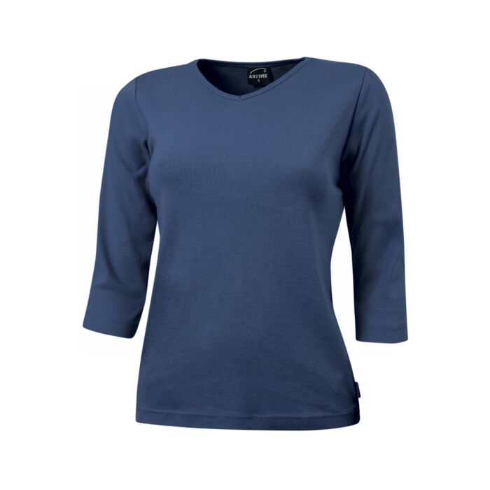 Ripp V-Neck Shirt, 3/4 Arm