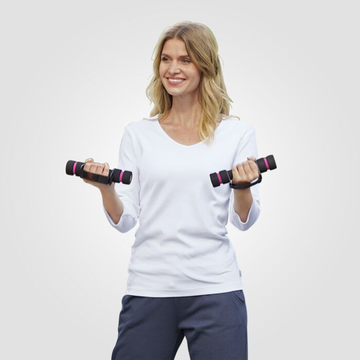 Ripp V-Neck Shirt, 3/4 Arm