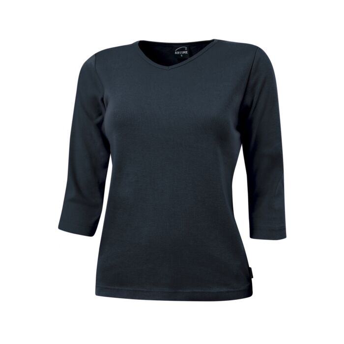 Ripp V-Neck Shirt, 3/4 Arm