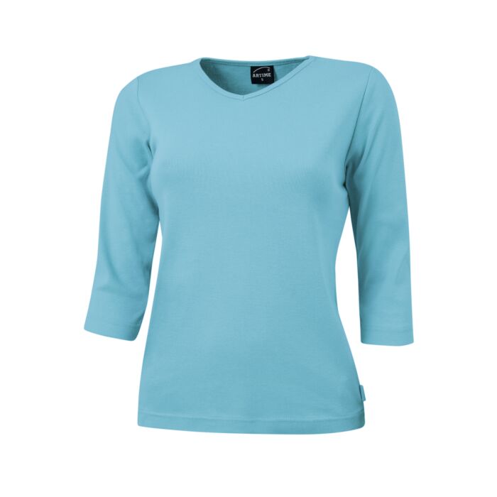 Ripp V-Neck Shirt, 3/4 Arm