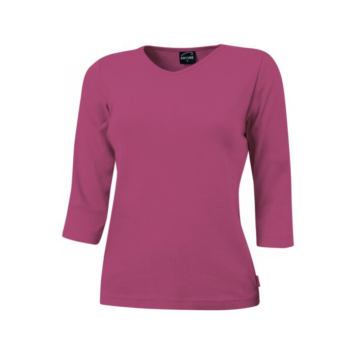 Ripp V-Neck Shirt, 3/4 Arm