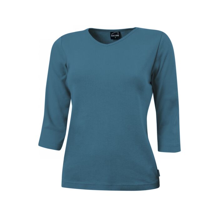 Ripp V-Neck Shirt, 3/4 Arm