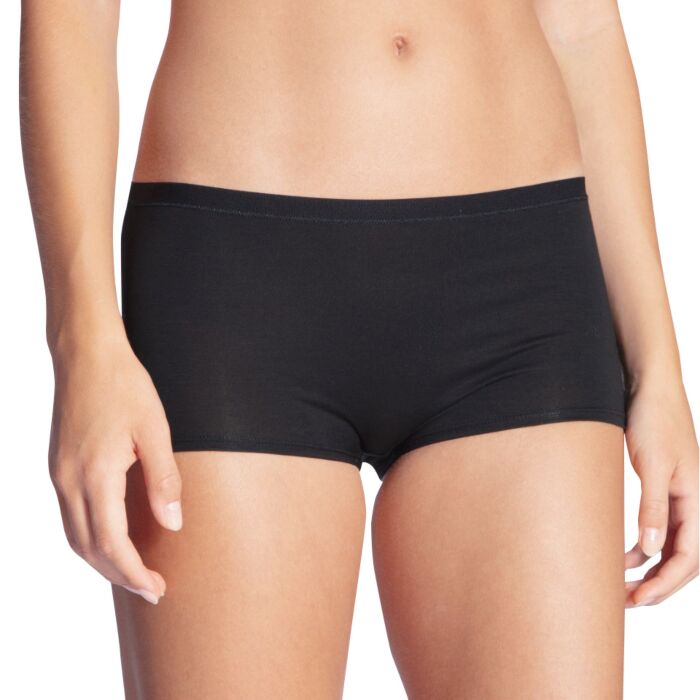 Calida Damen Basic Panty , schwarz