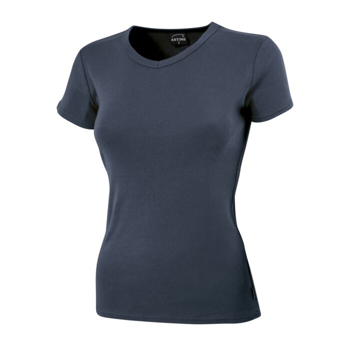 Damen V-Neck T-Shirt, klassisches Design