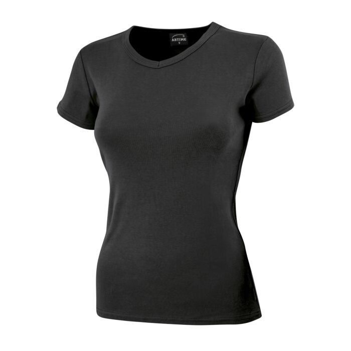 Damen V-Neck T-Shirt, klassisches Design