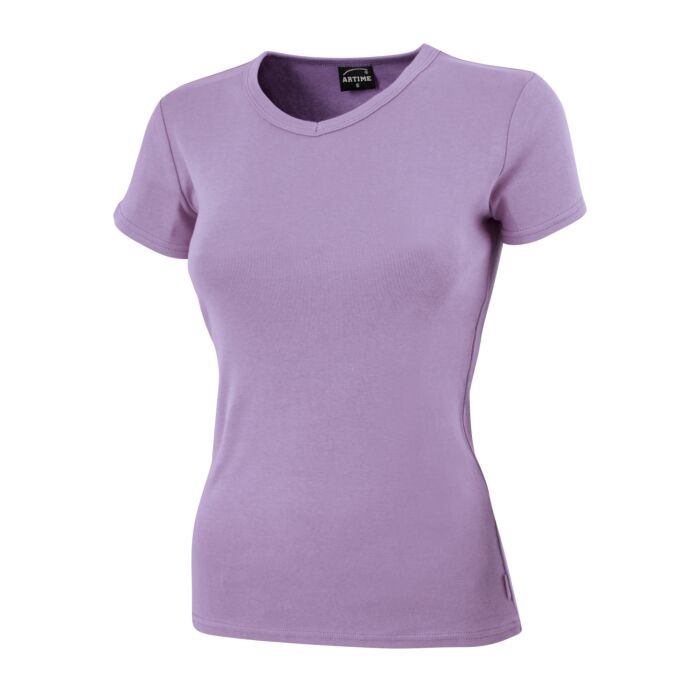 Damen V-Neck T-Shirt, klassisches Design
