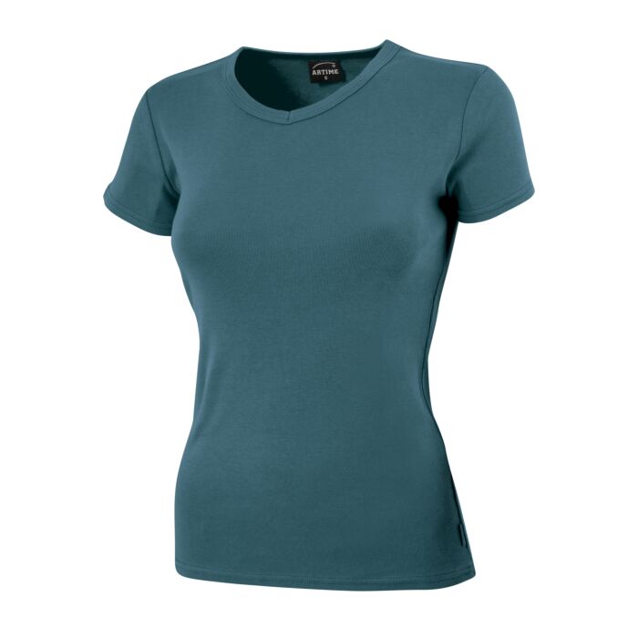Damen V-Neck T-Shirt, klassisches Design