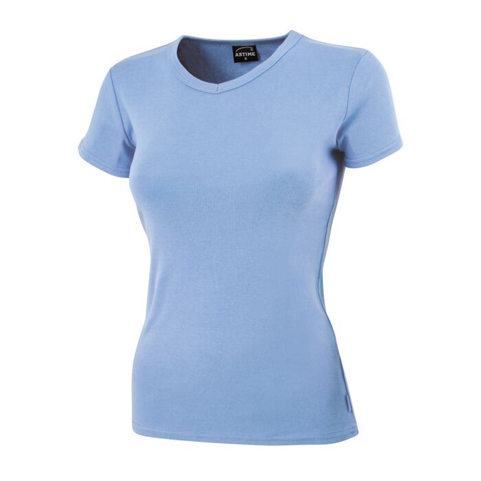 Damen V-Neck T-Shirt, klassisches Design