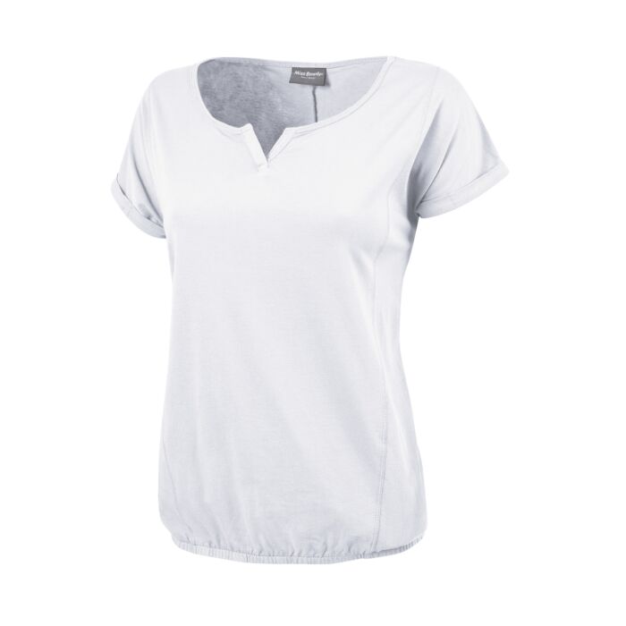 Damen T-Shirt mit elastischem Saum