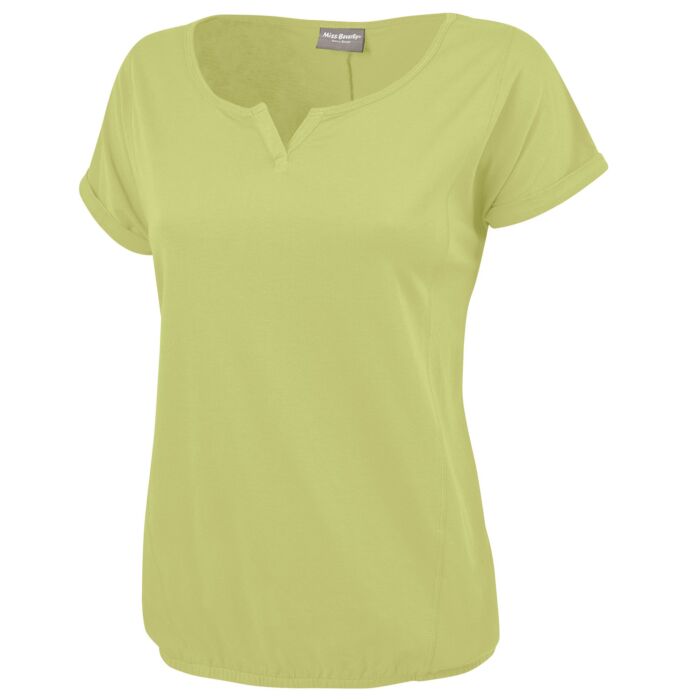 Damen T-Shirt mit elastischem Saum