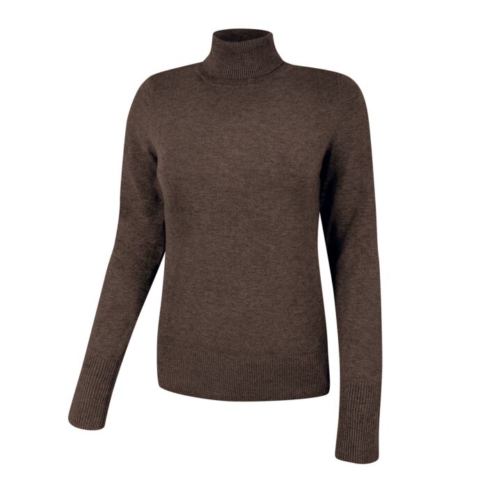 Pull-over à col roulé classique pour femme