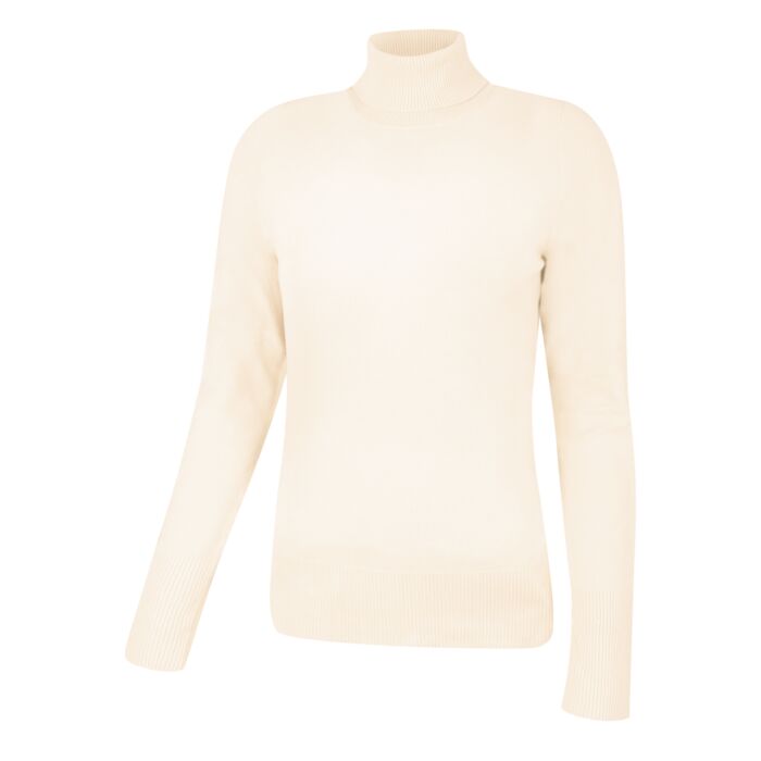 Pull-over à col roulé classique pour femme