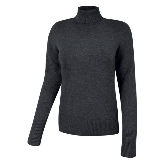 Pull-over à col roulé classique pour femme