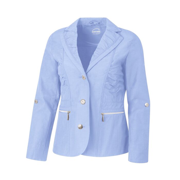 Damen Blazer mit Reissverschlusstaschen
