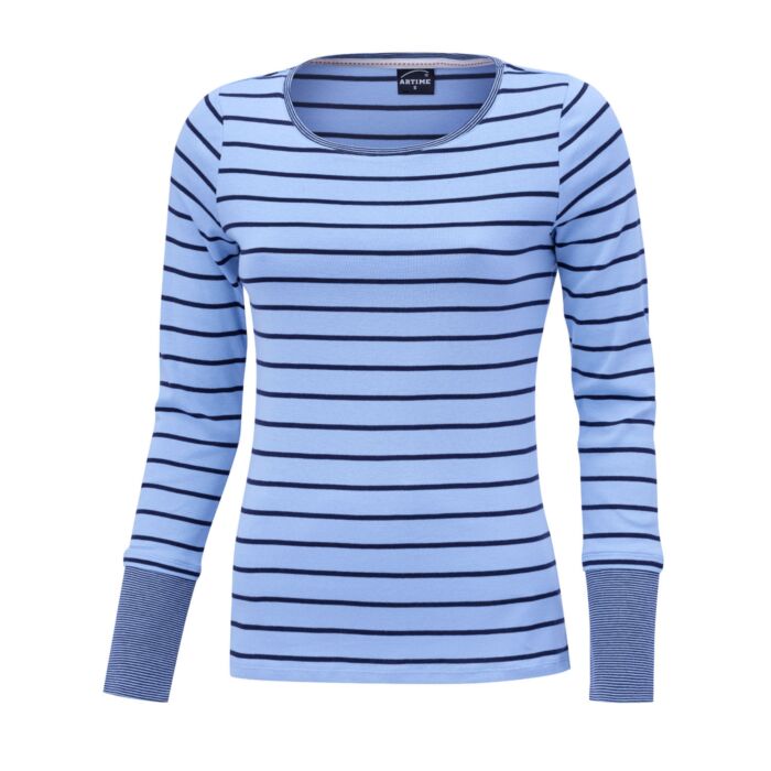 Langarmshirt mit Ringelmuster