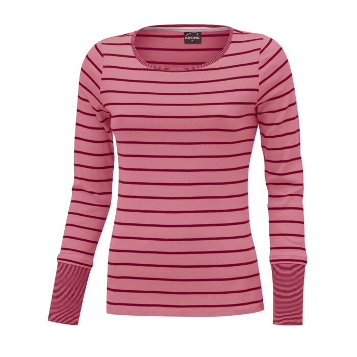 Langarmshirt mit Ringelmuster