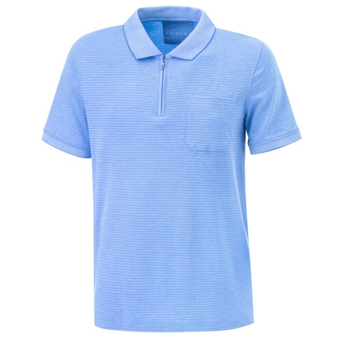 Herren Poloshirt mit Reissverschluss