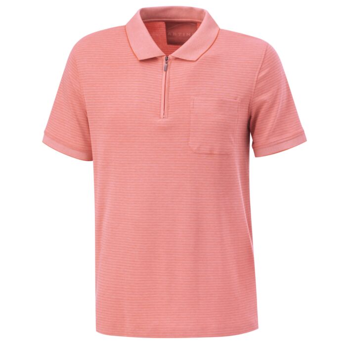 Herren Poloshirt mit Reissverschluss