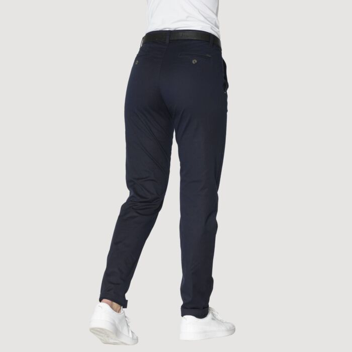 Pantalon chino stretch basique «Alison», hauteur de taille confortable