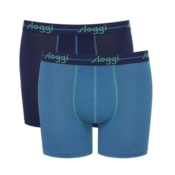 Sloggi Boxers homme, pack de 2, élastiques