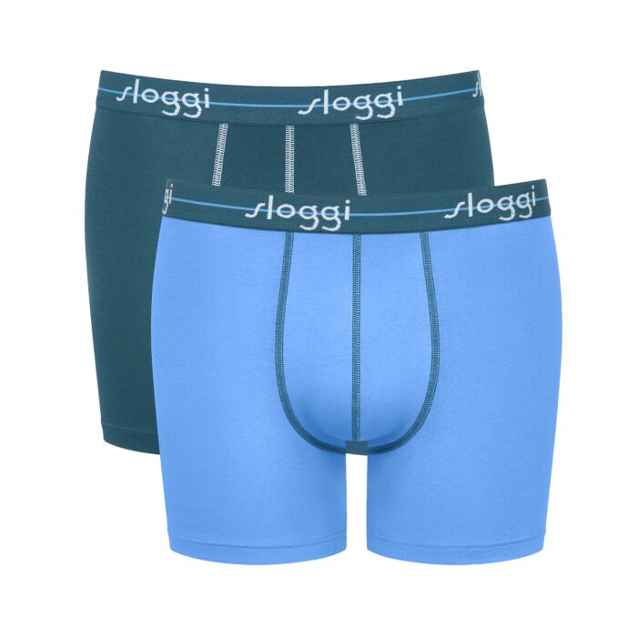 Sloggi Boxers homme, pack de 2, élastiques