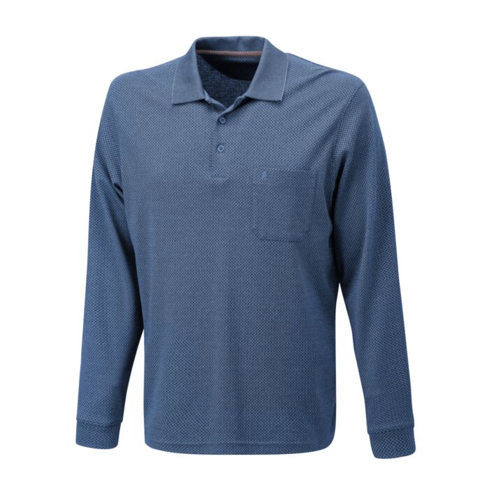 Polo à manches longues pour hommes Jacquard de Ragman