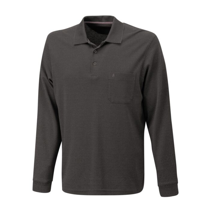 Polo à manches longues pour hommes Jacquard de Ragman