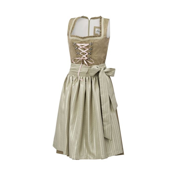 Reseda Dirndl avec laçage blanc main product photo