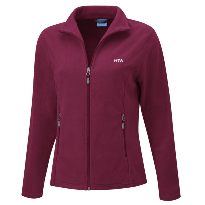 Damen-Fleecejacke mit Stehkragen, 100% Micro Polarfleece