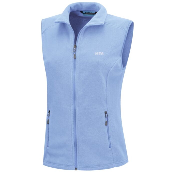Gilet polaire femme avec col droit, microfibre polaire