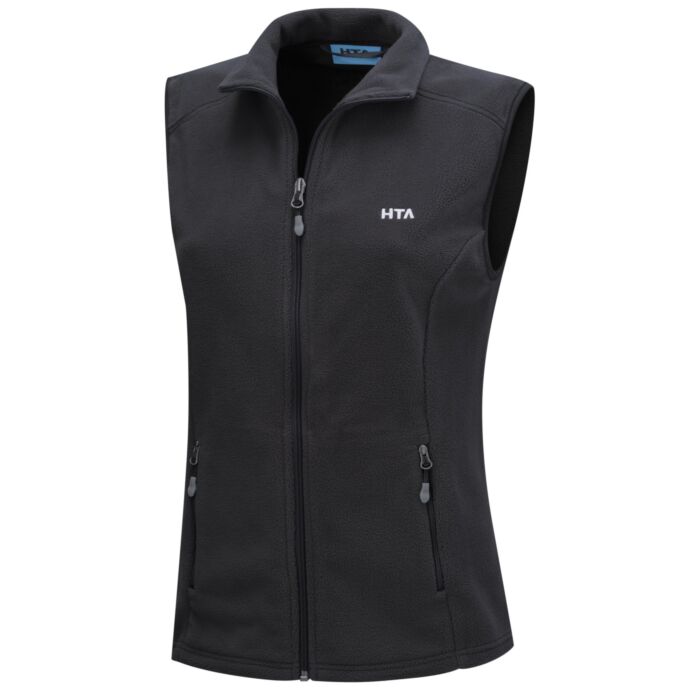 Gilet polaire femme avec col droit, microfibre polaire