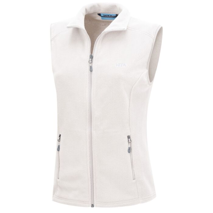 Gilet polaire femme avec col droit, microfibre polaire