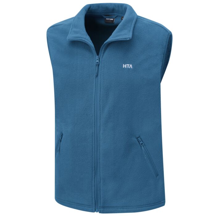 HTA Fleece-Weste, durchgehender Reissverschluss