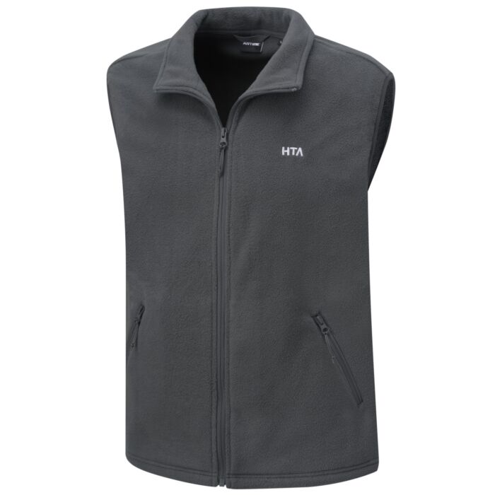 HTA Fleece-Weste, durchgehender Reissverschluss