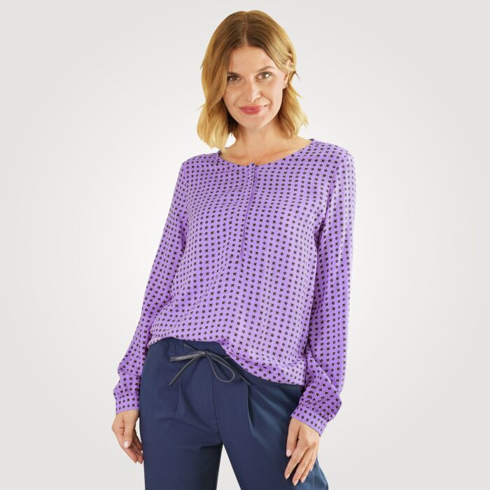 ARTIME Bluse, minimal bedruckt
