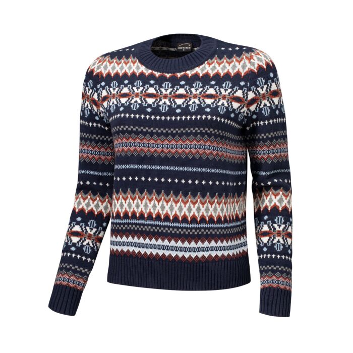 Artime Norwegerpullover, gestricktes Jaquardmuster