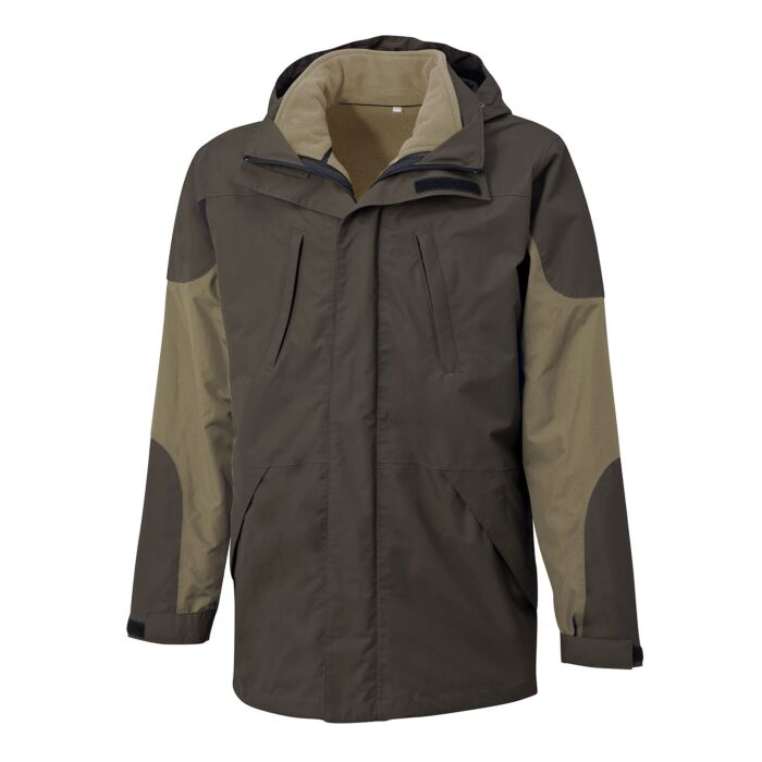 Explorer Outdoor-Jacke 3-in-1, Monochrome-Optik