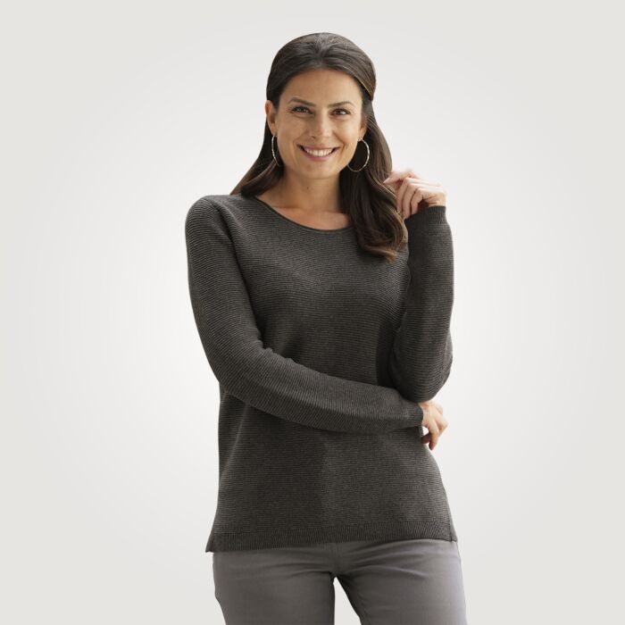 Beverly Pull-over en tricot, structure à côtes
