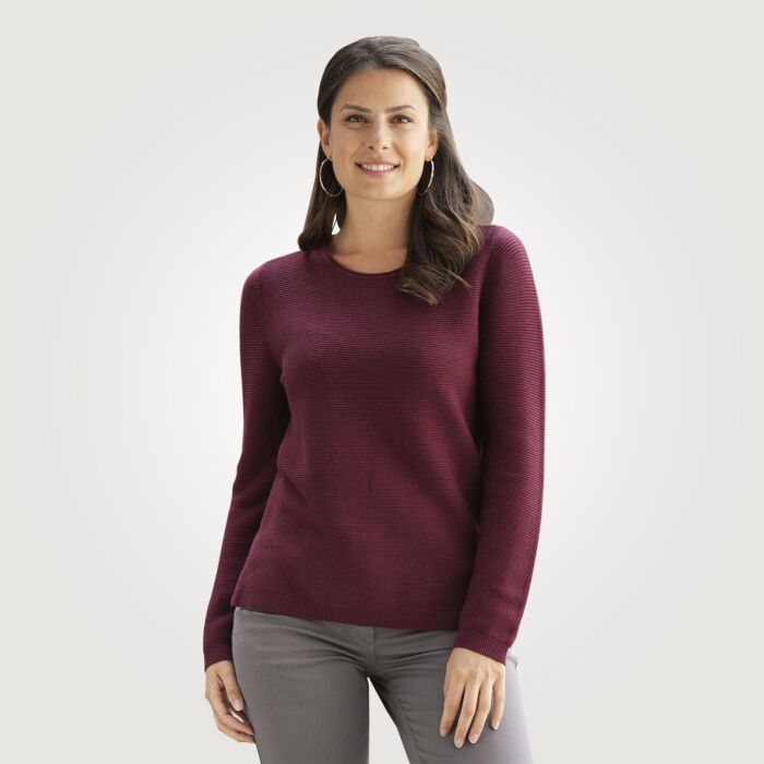 Beverly Pull-over en tricot, structure à côtes